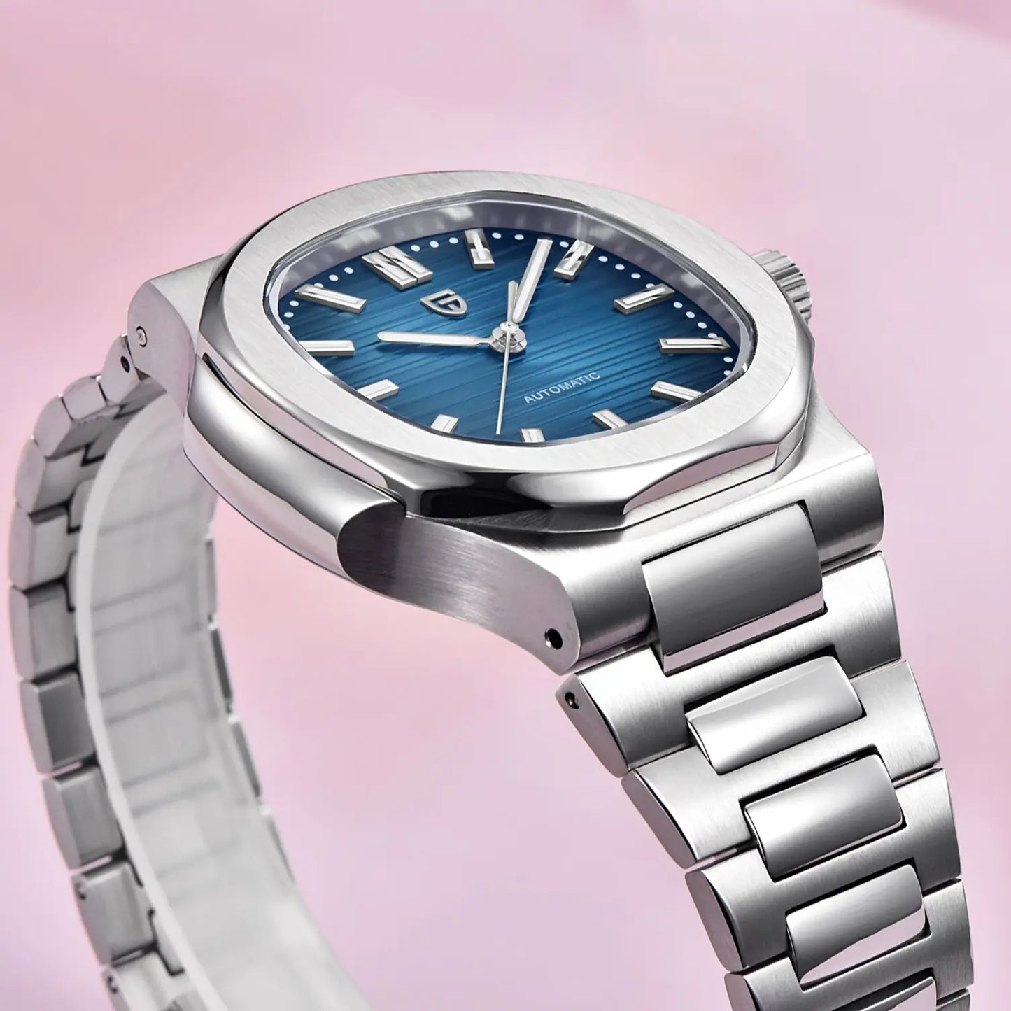 PP Silver With Green Dial With Date