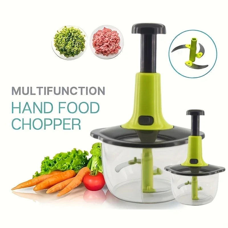 Manual Push Food Chopper