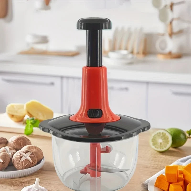 Manual Push Food Chopper