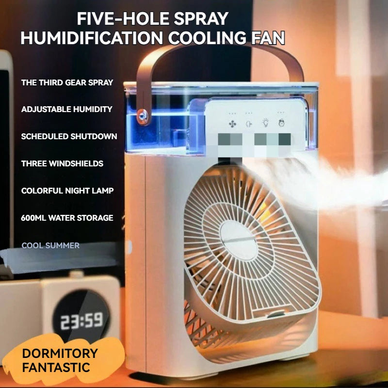 5-in-1 Mist Cooling Fan with Humidifier